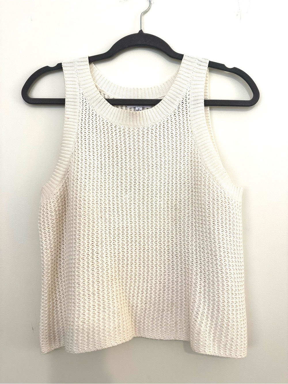 525 America Cream Textured Knit Tank